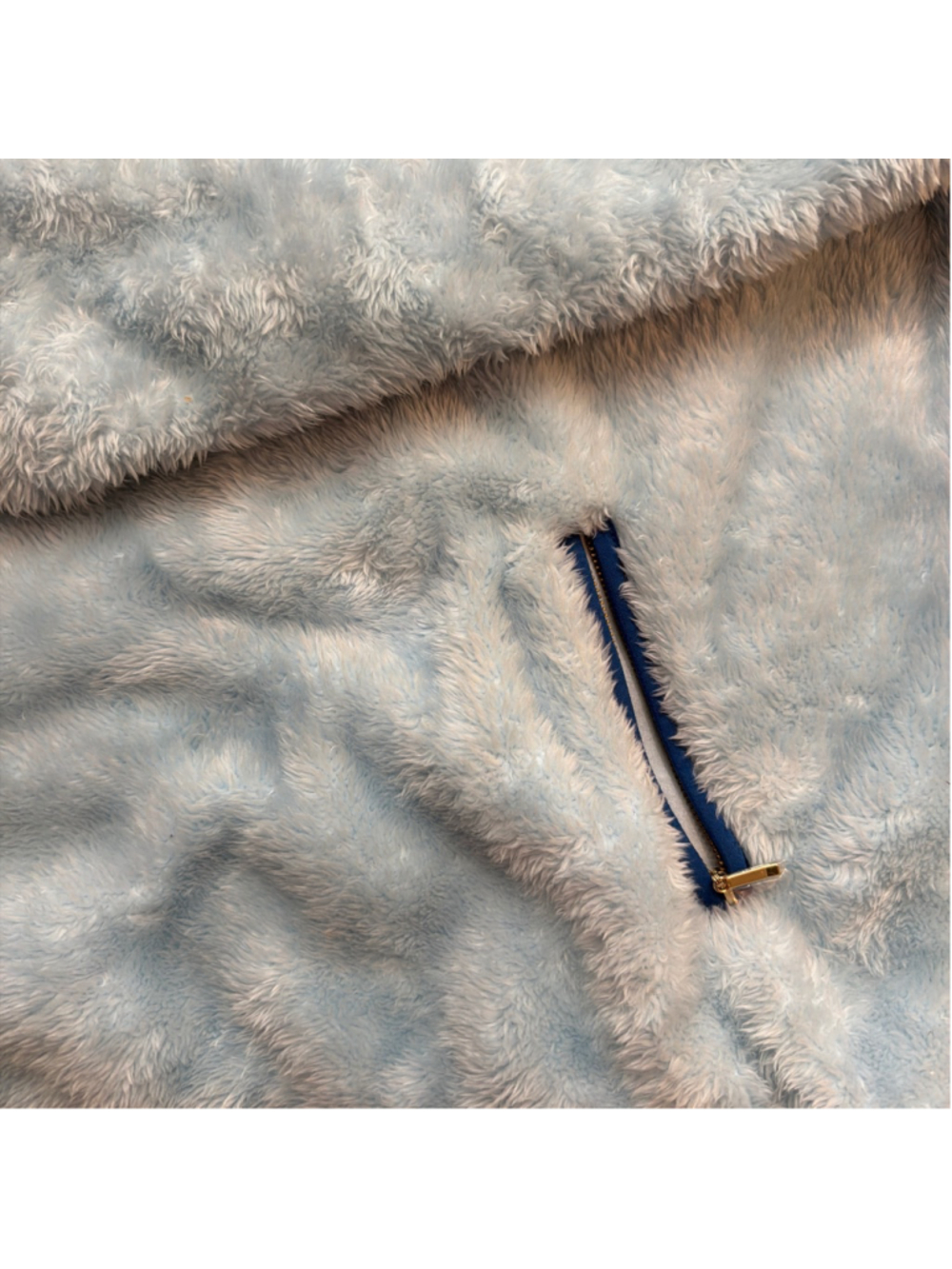 Lilly Pulitzer Fuzzy Sherpa Quarter Zip Teddy Fleece Women’s Medium Soft Cozy - Picture 4 of 6